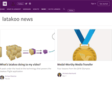Tablet Screenshot of news.latakoo.com